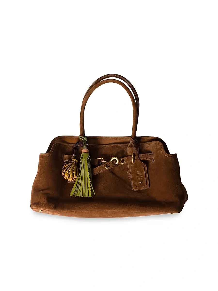Miu Miu Women's Nappa Leather Trick Bag Accessory | Thumbnail 2