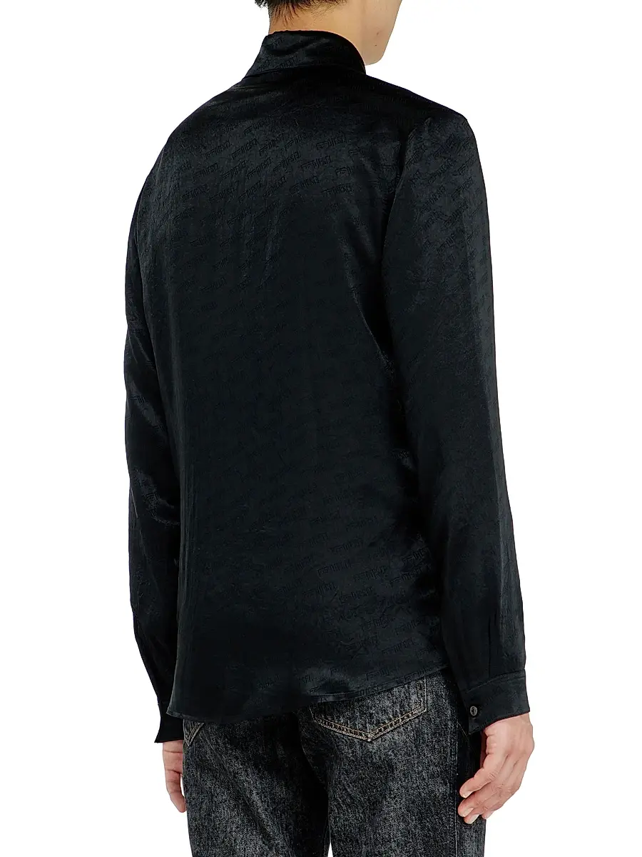 Diesel Men's Kinny Satin Shirt | Thumbnail 4 Diesel Men's Kinny Satin Shirt | Thumbnail 4