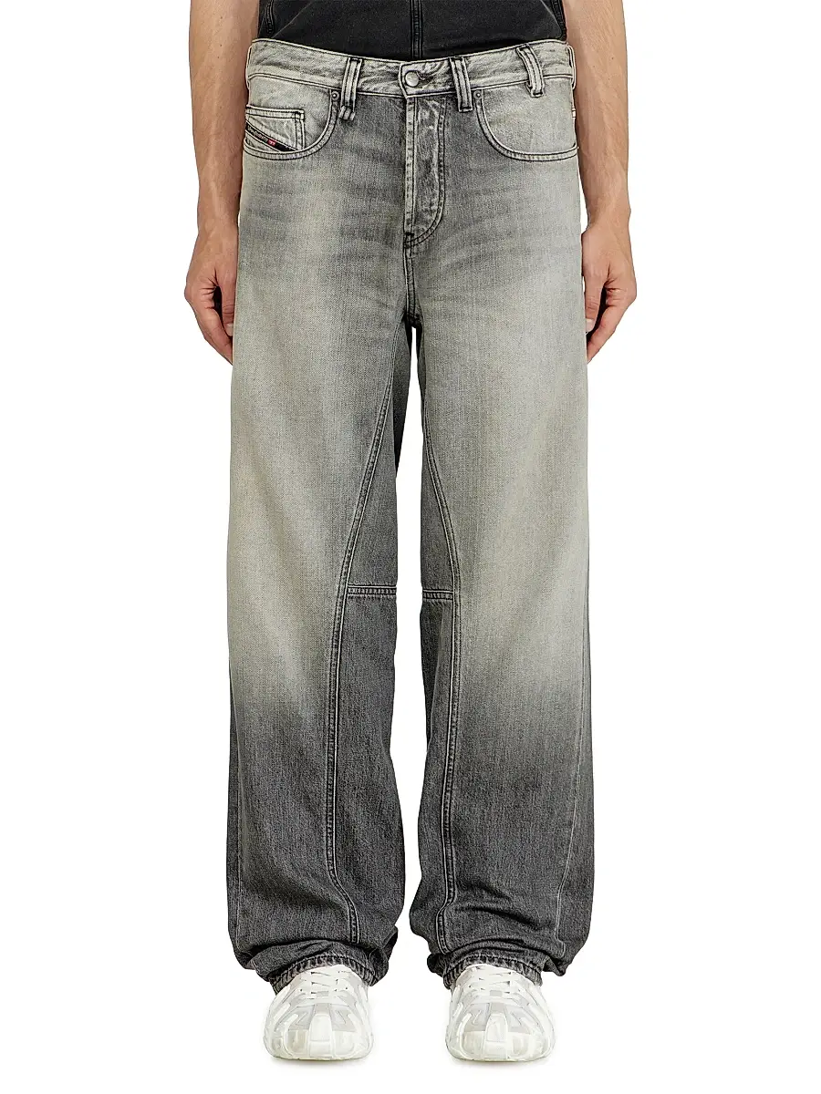 Diesel Men's D-2001 Faded Cotton Jeans | Thumbnail 3