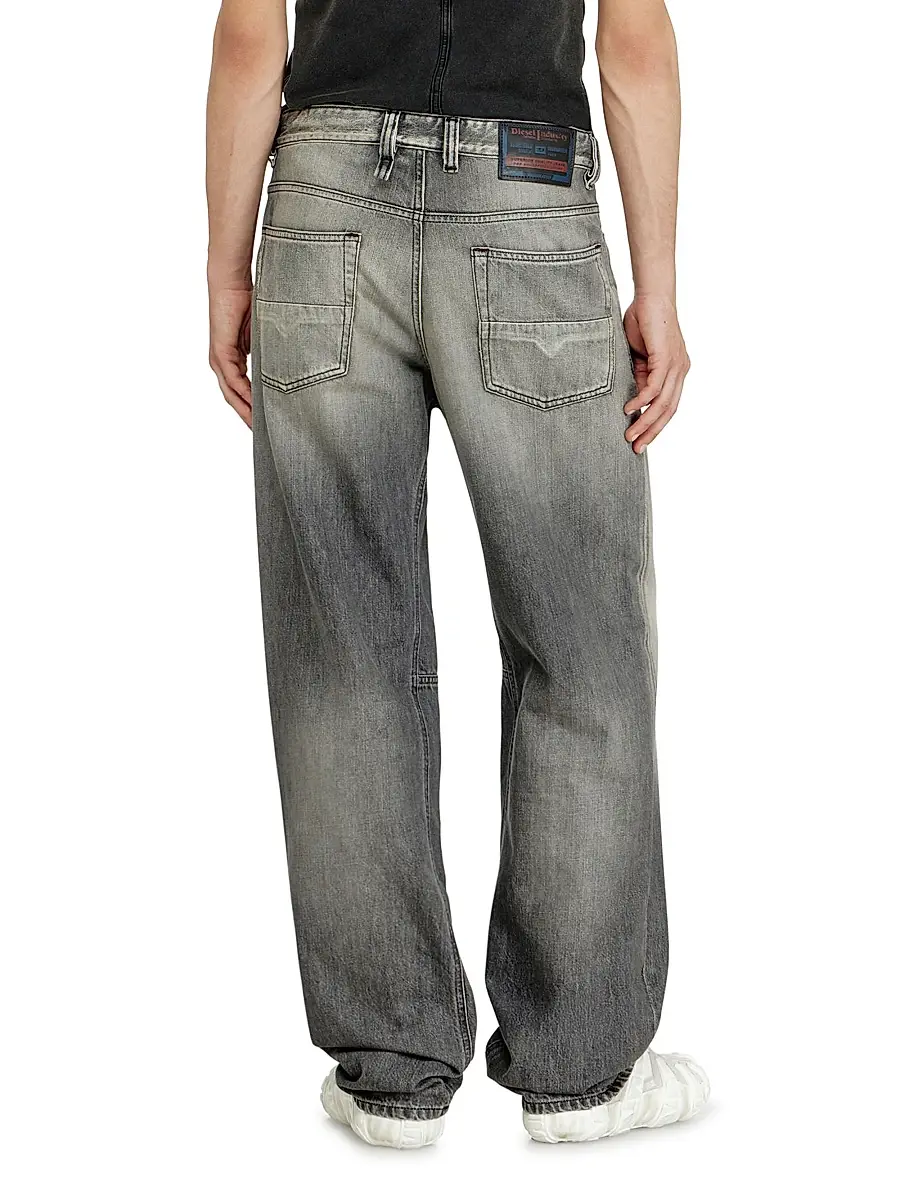 Diesel Men's D-2001 Faded Cotton Jeans | Thumbnail 6
