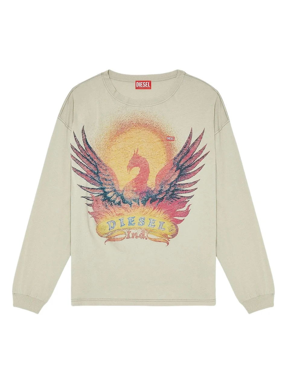 Men's Phoenix Graphic Cotton Shirt Men's Phoenix Graphic Cotton Shirt