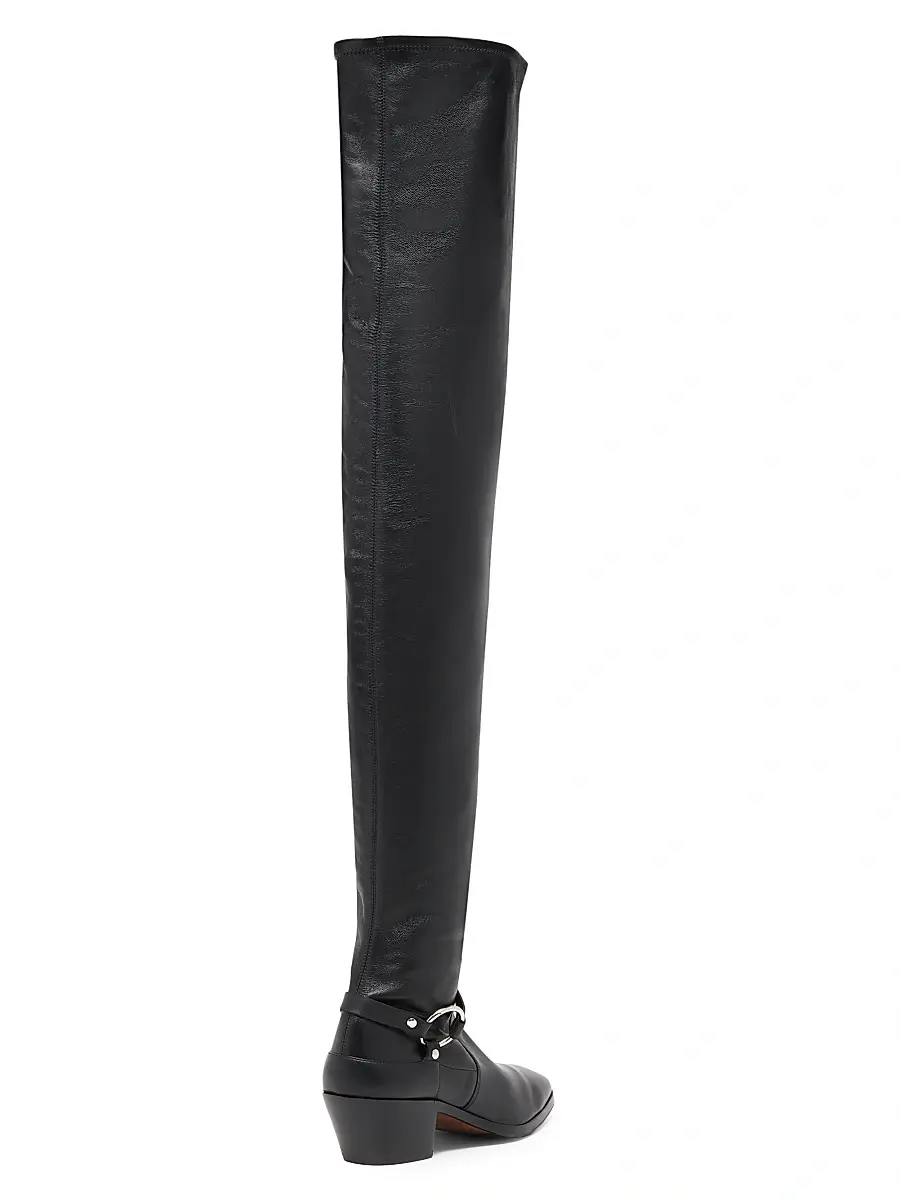 Tom Ford Women's 45MM Leather Over-The-Knee Boots | Thumbnail 3 Tom Ford Women's 45MM Leather Over-The-Knee Boots | Thumbnail 3