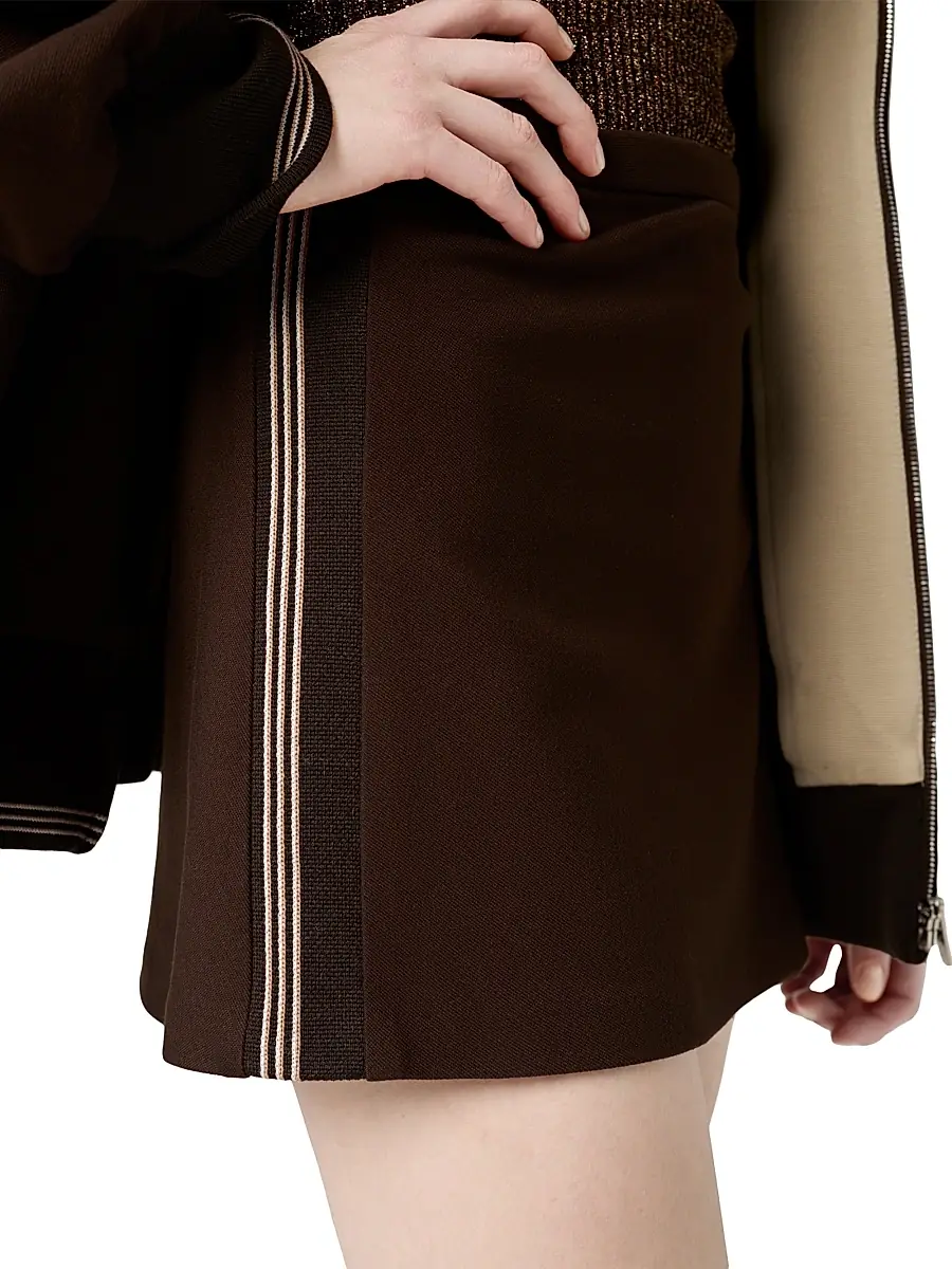 Miu Miu Women's Fabric Stitch Knit Mini Skirt | Thumbnail 5