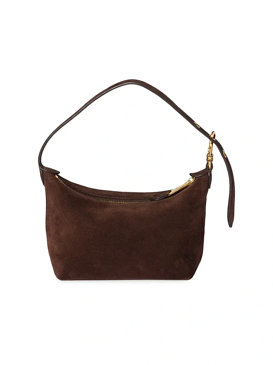 Miu Miu Women's Suede Pouch Top Handle Bag | Thumbnail 3