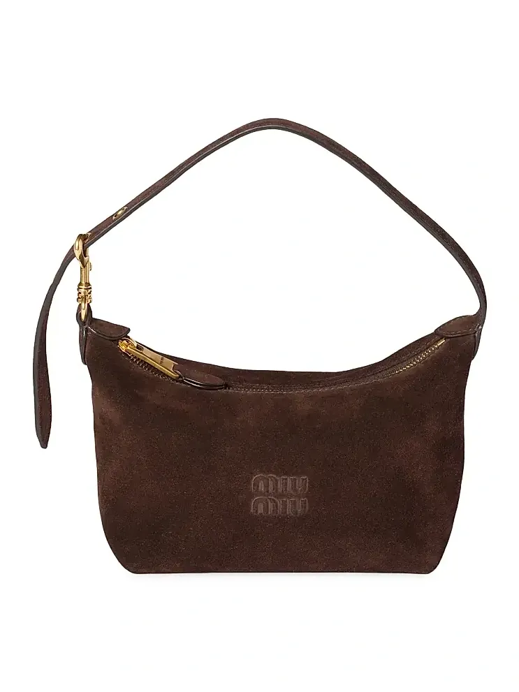 Women's Suede Pouch Top Handle Bag Women's Suede Pouch Top Handle Bag