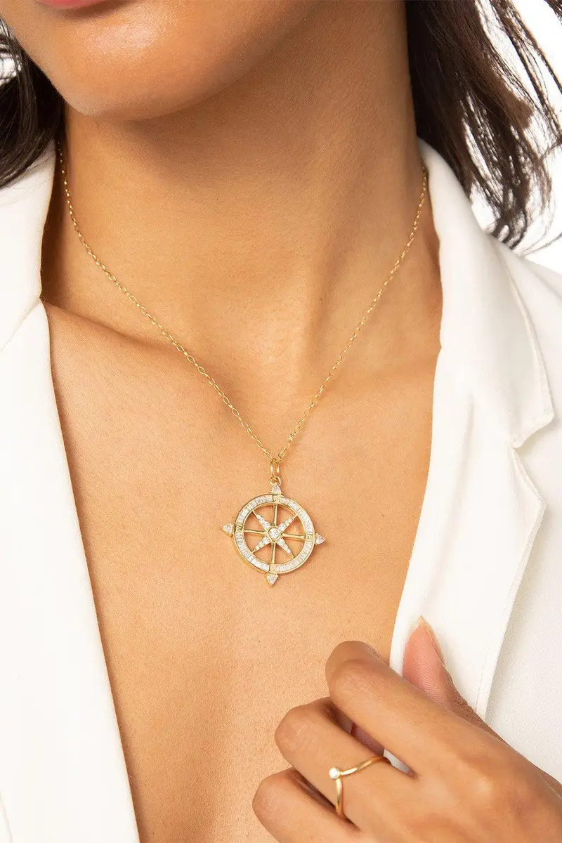 MONICA RICH KOSANN Adventure Compass Charm | Thumbnail 2 MONICA RICH KOSANN Adventure Compass Charm | Thumbnail 2