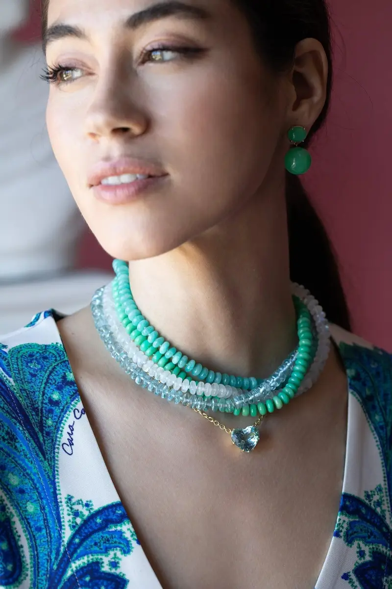 IRENE NEUWIRTH JEWELRY Aquamarine Bead Necklace | Thumbnail 2 IRENE NEUWIRTH JEWELRY Aquamarine Bead Necklace | Thumbnail 2