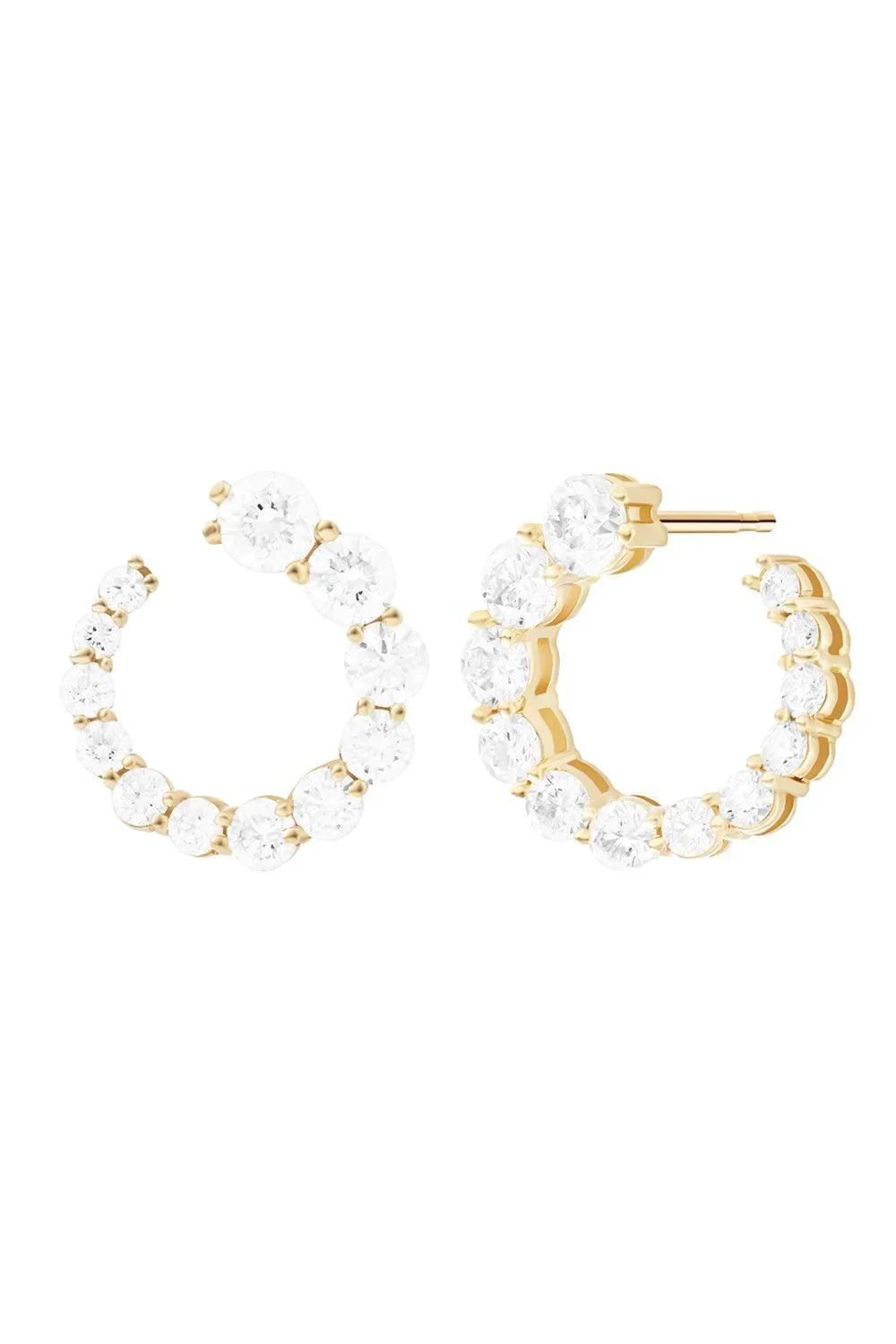 Aria Diamond Earwrap Earrings Aria Diamond Earwrap Earrings