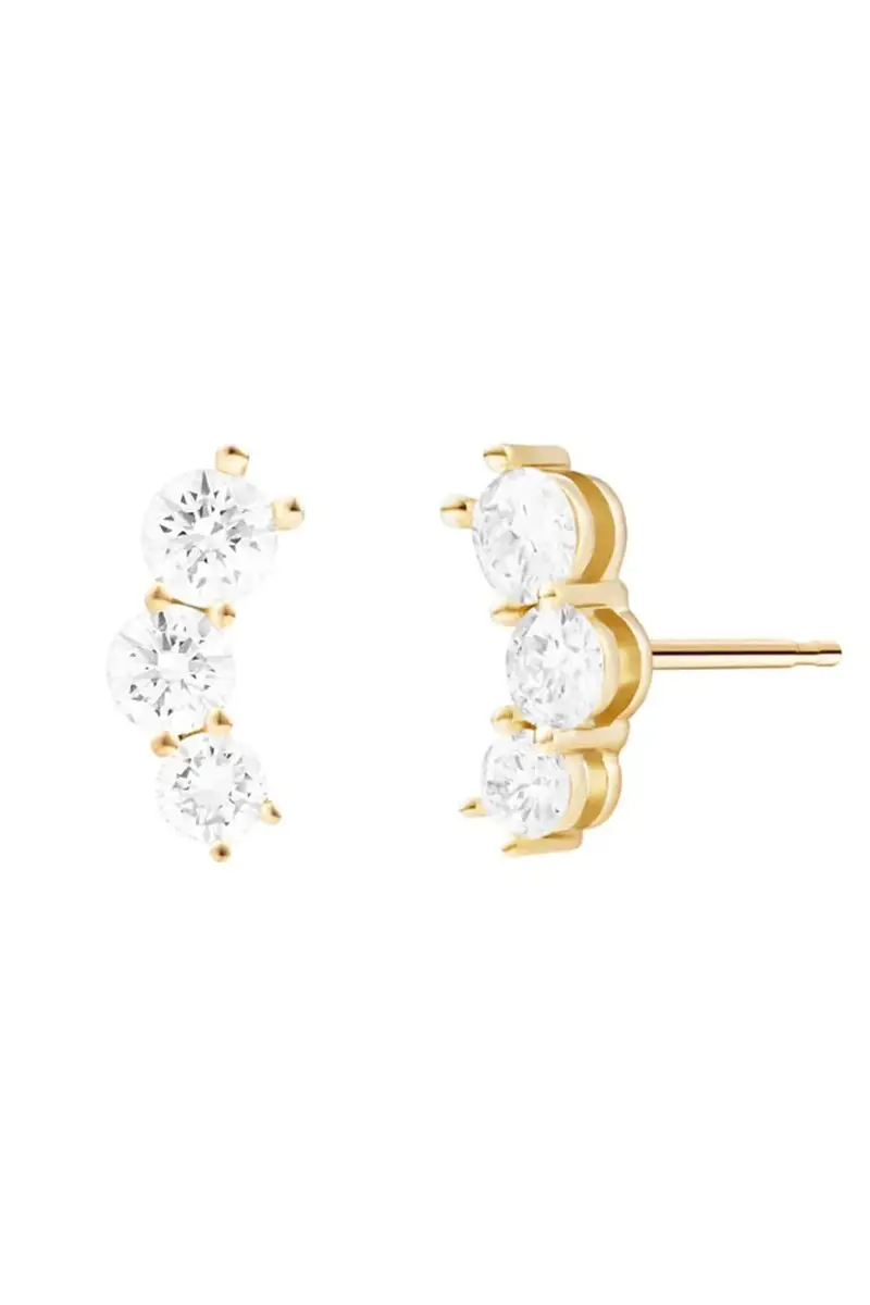 Melissa Kaye Aria Triplet Studs