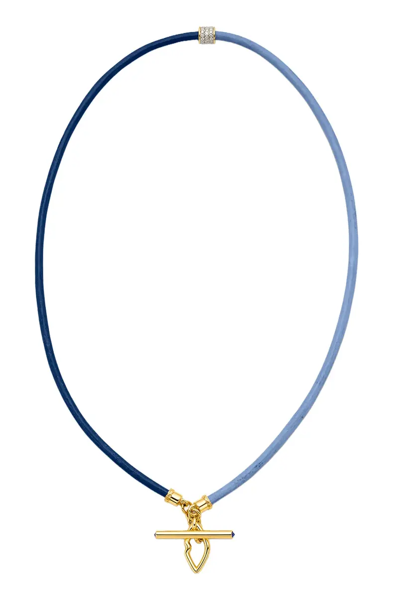 EDINA KISS Blue Leather Cord | Thumbnail 6 EDINA KISS Blue Leather Cord | Thumbnail 6