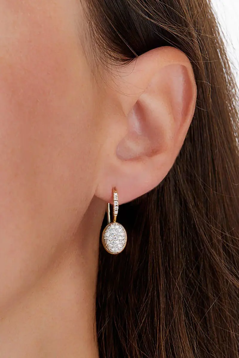 NANIS Ciliegine Small Diamond Drop Earrings | Thumbnail 2 NANIS Ciliegine Small Diamond Drop Earrings | Thumbnail 2