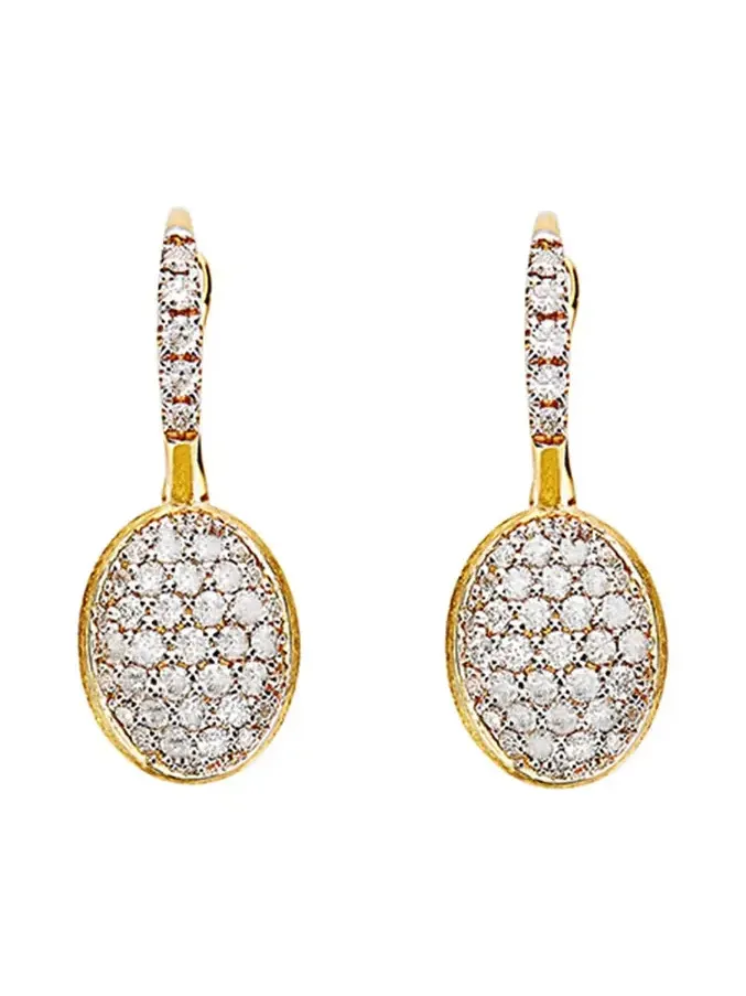 Ciliegine Small Diamond Drop Earrings Ciliegine Small Diamond Drop Earrings