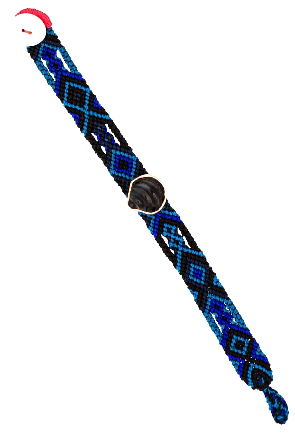 DEZSO BY SARA BELTRÁN Classic Blue Tiger Eye Chione Mexican Bracelet