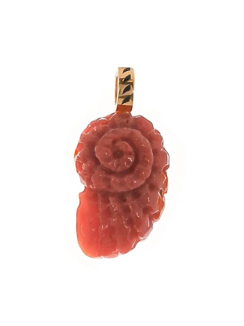 Classic Coral Nautilus Charm Classic Coral Nautilus Charm
