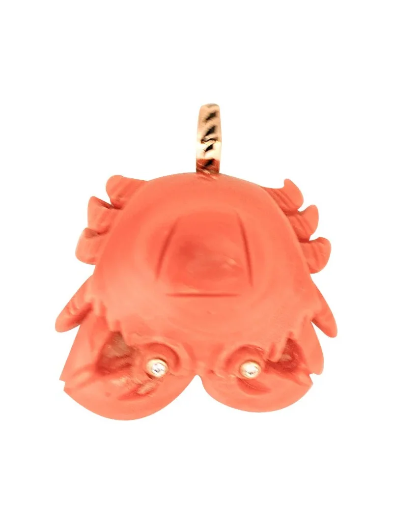 Coral Crab Pendant Coral Crab Pendant