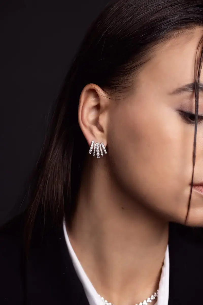 KWIAT Diamond Five Row Ear Cuff Earrings | Thumbnail 2 KWIAT Diamond Five Row Ear Cuff Earrings | Thumbnail 2
