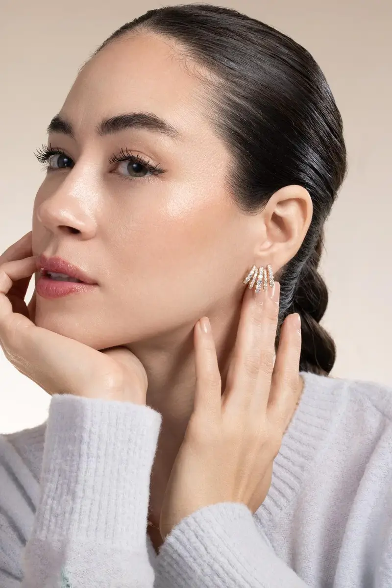 KWIAT Diamond Five Row Ear Cuff Earrings | Thumbnail 2 KWIAT Diamond Five Row Ear Cuff Earrings | Thumbnail 2