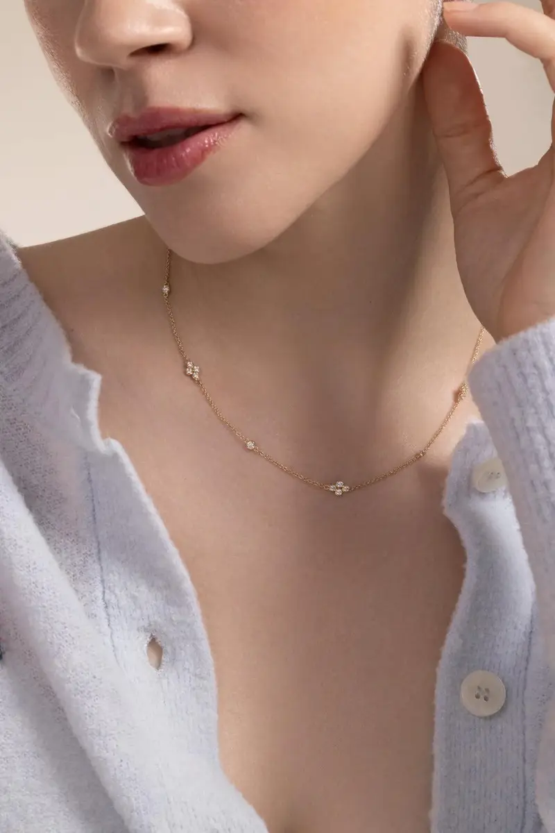 KWIAT Diamond Quad String Necklace | Thumbnail 4
