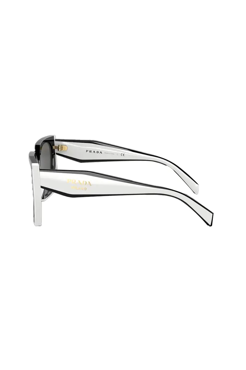 Prada Gradient Rectangular Sunglasses - Black Slate | Thumbnail 5