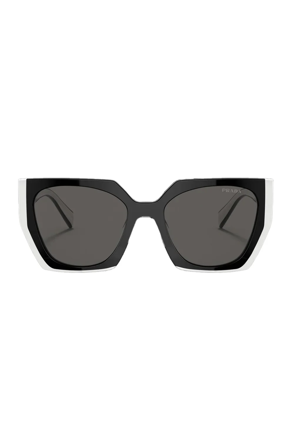 Prada Gradient Rectangular Sunglasses - Black Slate