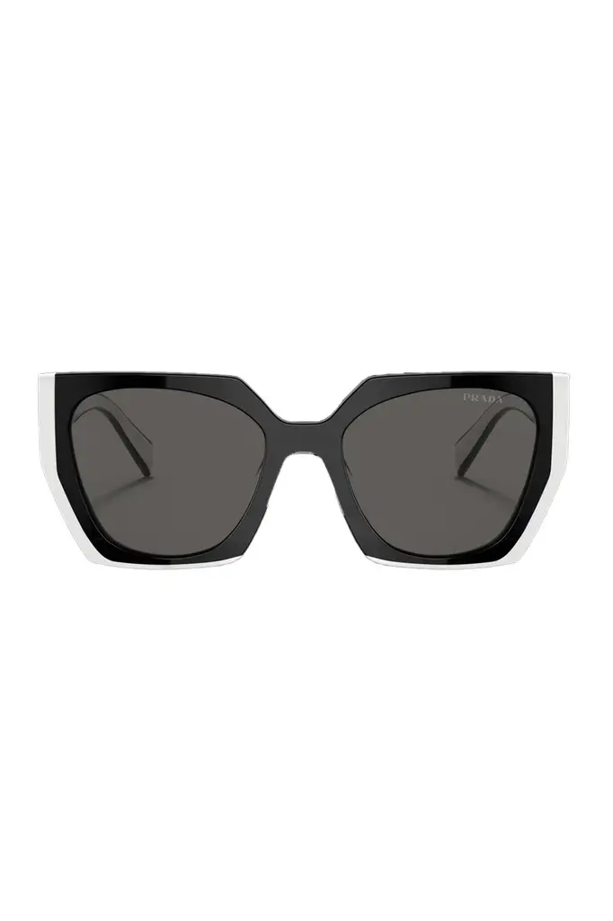 Prada Gradient Rectangular Sunglasses - Black Slate