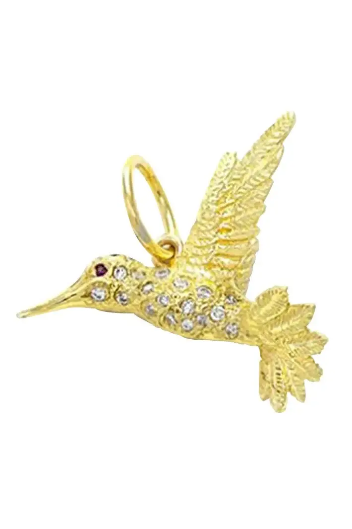 Hummingbird charm