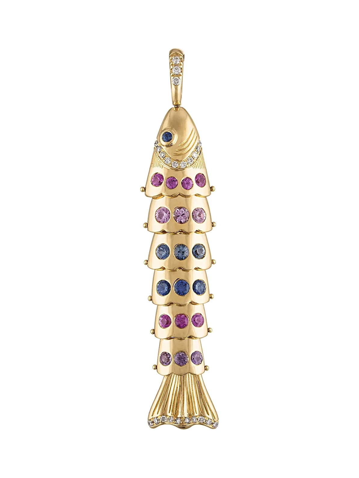Eden Presley Large Pastel Swedish Fish Pendant