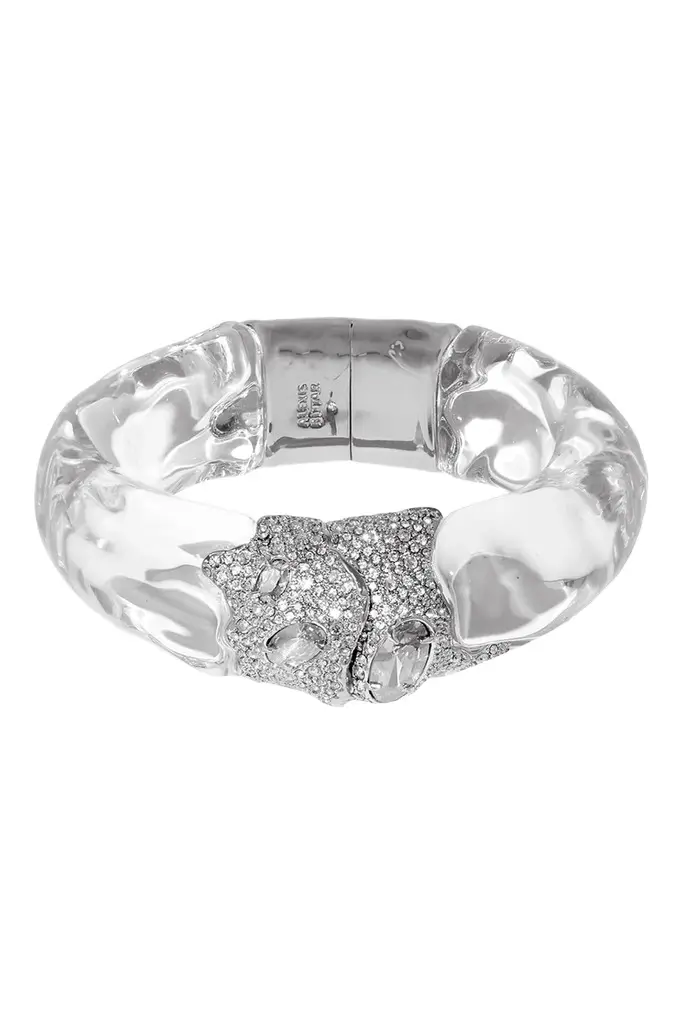 ALEXIS BITTAR Lucite Silverlake Hinge Bracelet
