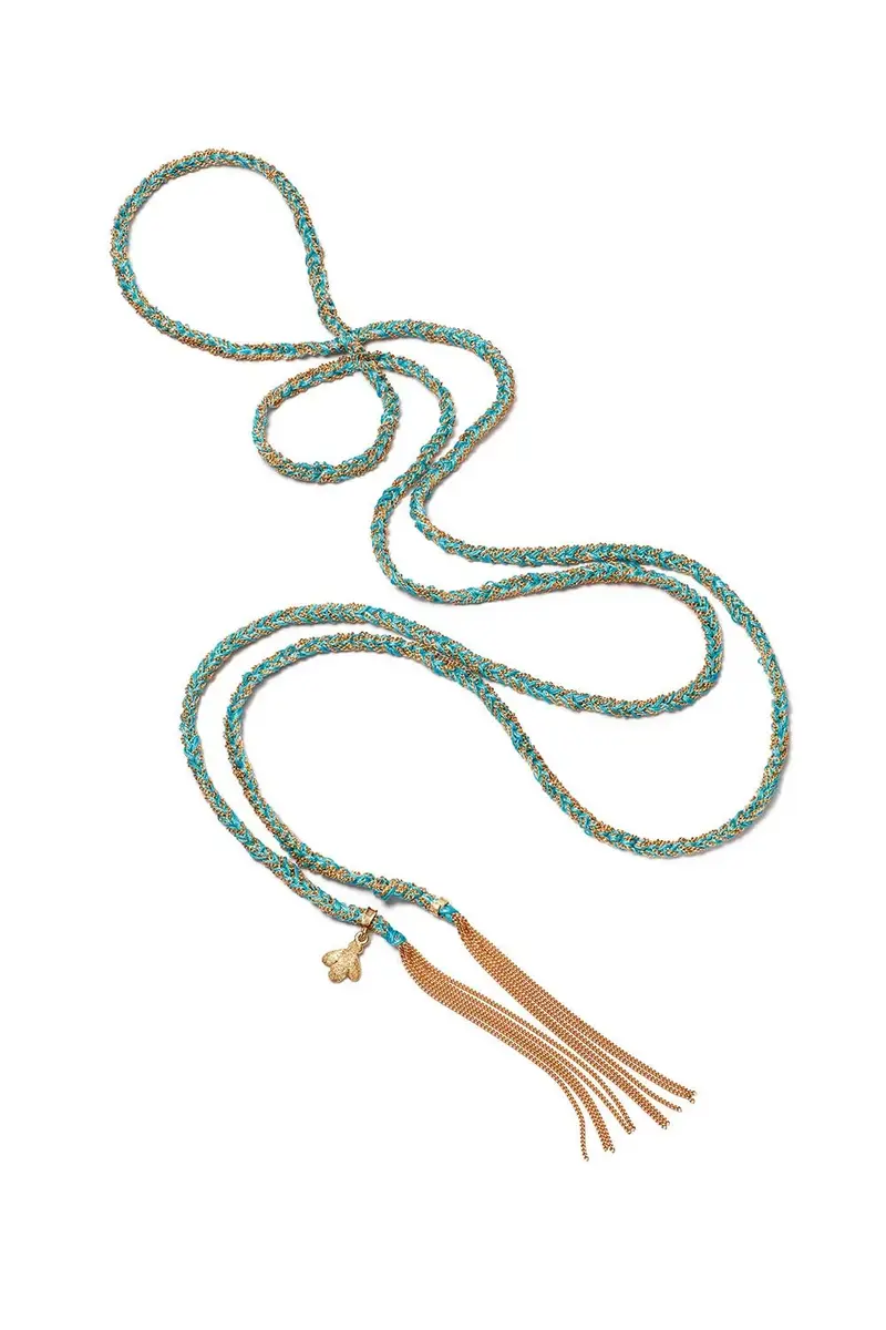 Carolina Bucci Lucky Sprezzatura Bee Charm Necklace