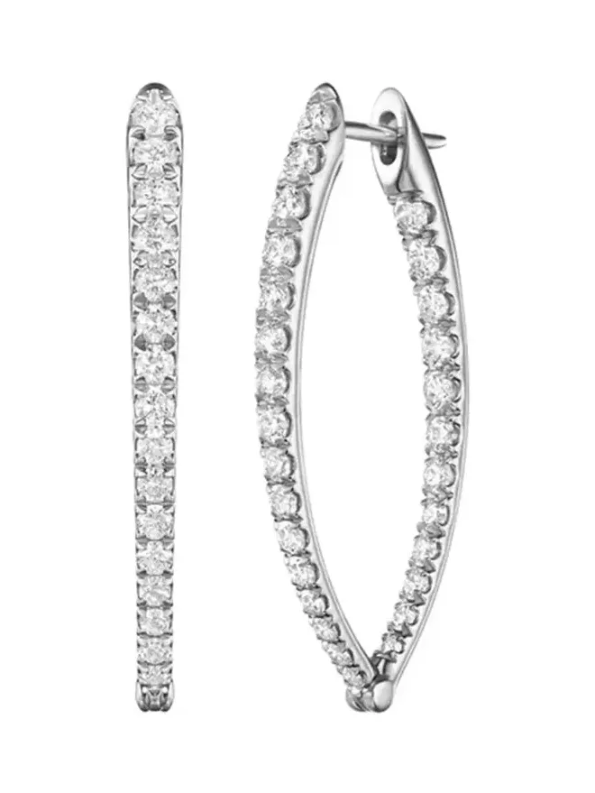 Medium Cristina Diamond Earrings Medium Cristina Diamond Earrings