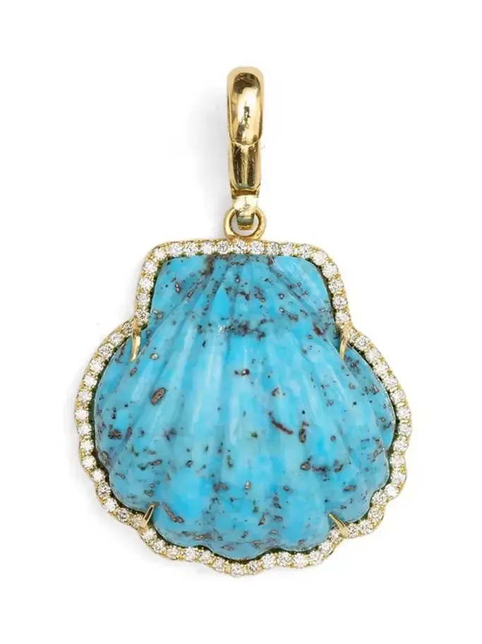 Mini Stone Carved Shell Pendant Mini Stone Carved Shell Pendant