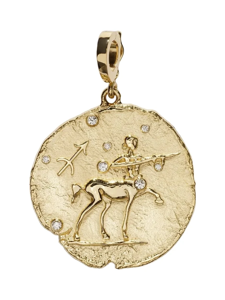 Of The Star Large Sagittarius Coin Pendant Of The Star Large Sagittarius Coin Pendant
