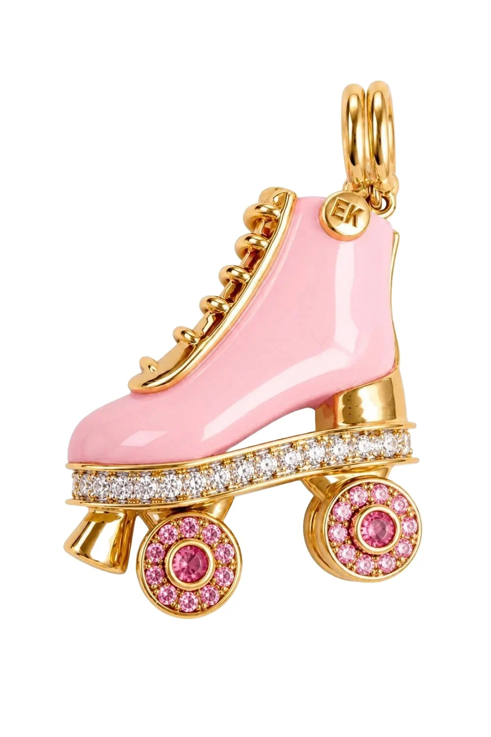 Opal Sapphire Rollerskate Pendant Opal Sapphire Rollerskate Pendant