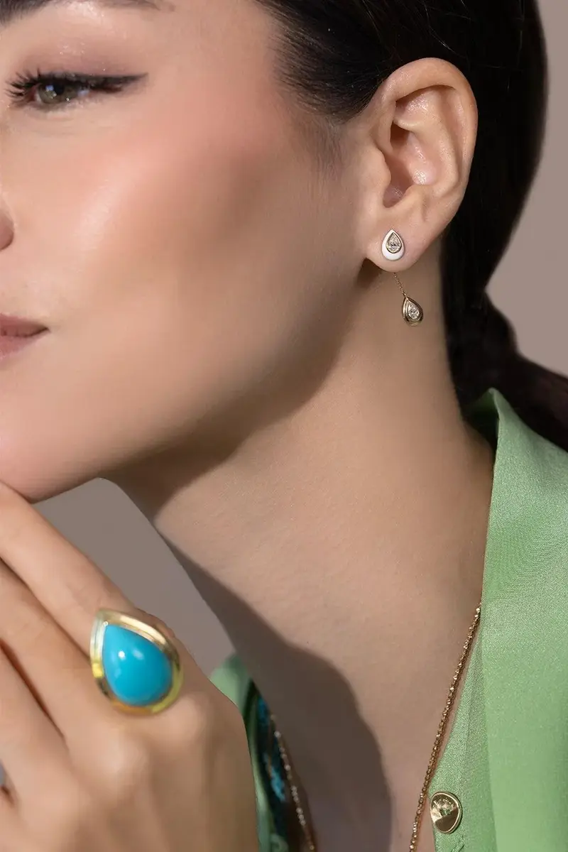 Robinson Pelham Pearshape Turquoise Ring | Thumbnail 4 Robinson Pelham Pearshape Turquoise Ring | Thumbnail 4