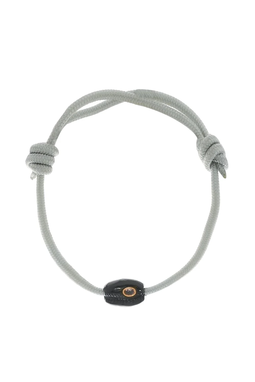 Petite Onyx Cowrie Sillimanite Grey Bracelet Petite Onyx Cowrie Sillimanite Grey Bracelet