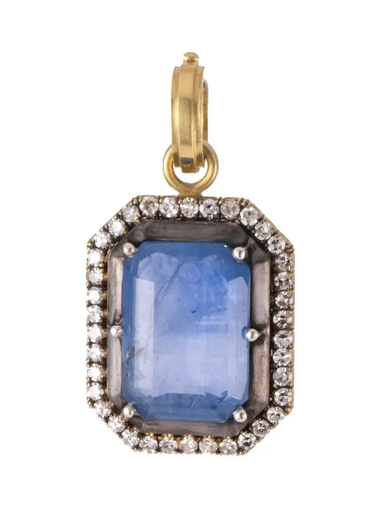 Sapphire Diamond Pendant