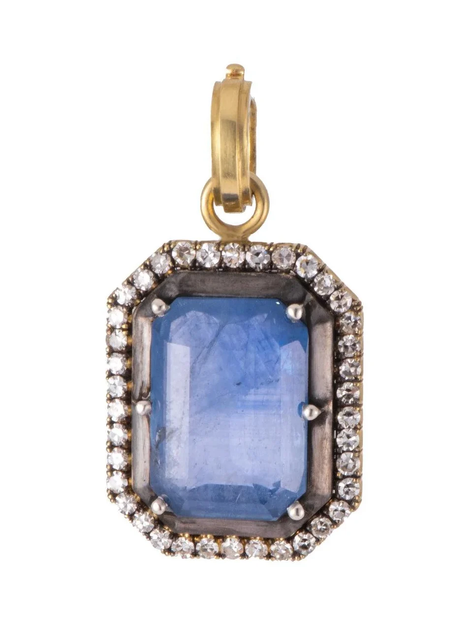 Sapphire Diamond Pendant Sapphire Diamond Pendant