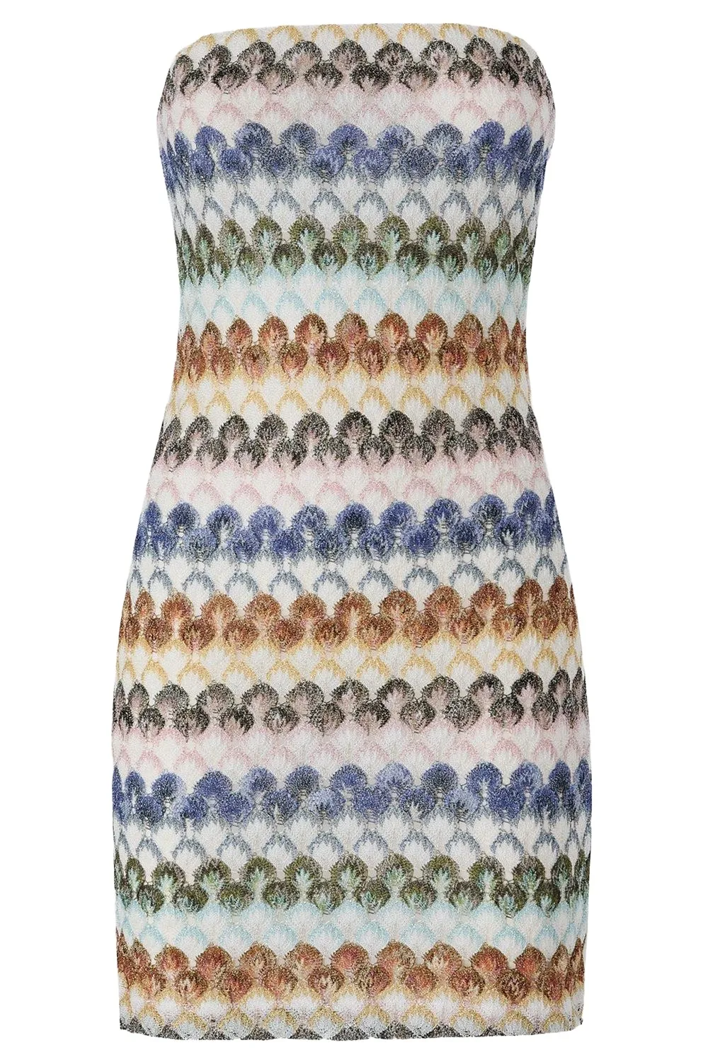 Short Knit Dress - Multicolor Light