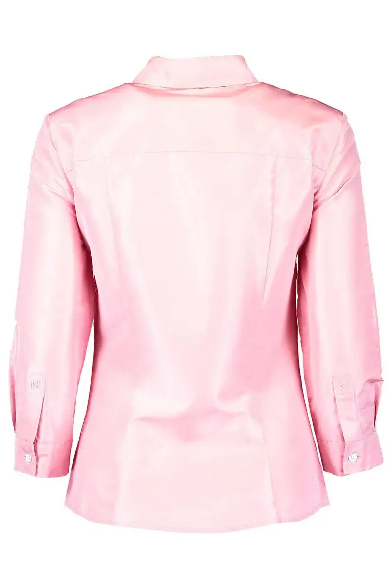 Carolina Herrera Silk Taffeta Collared Shirt | Thumbnail 3