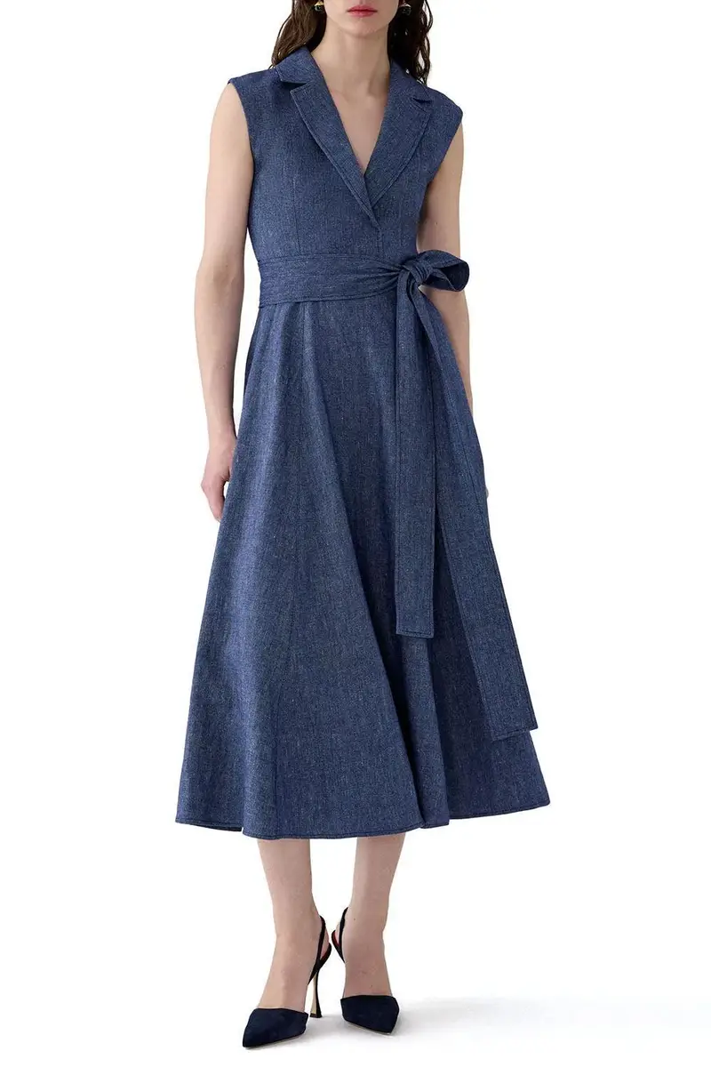 Carolina Herrera Sleeveless Midi Trench Dress | Thumbnail 3 Carolina Herrera Sleeveless Midi Trench Dress | Thumbnail 3