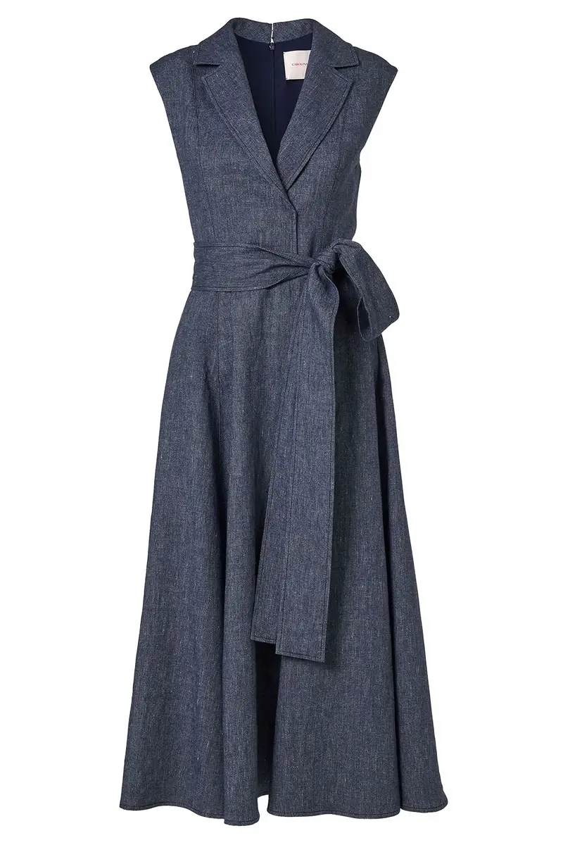Carolina Herrera Sleeveless Midi Trench Dress | Image 1 Carolina Herrera Sleeveless Midi Trench Dress | Image 1