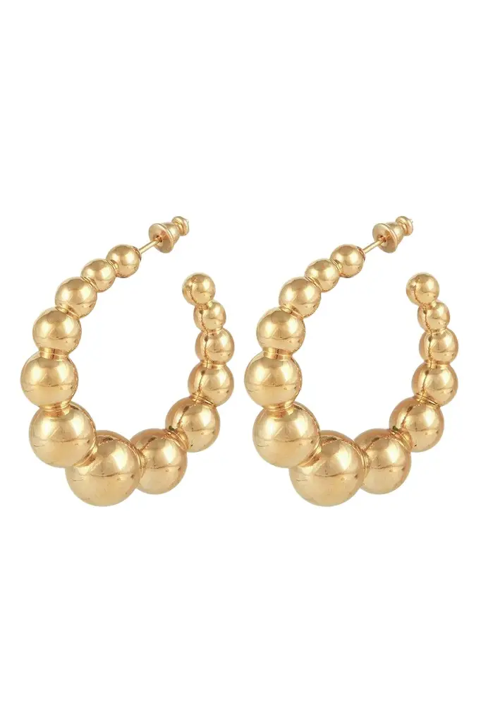 Gas Bijoux Small Andy Hoop Earrings