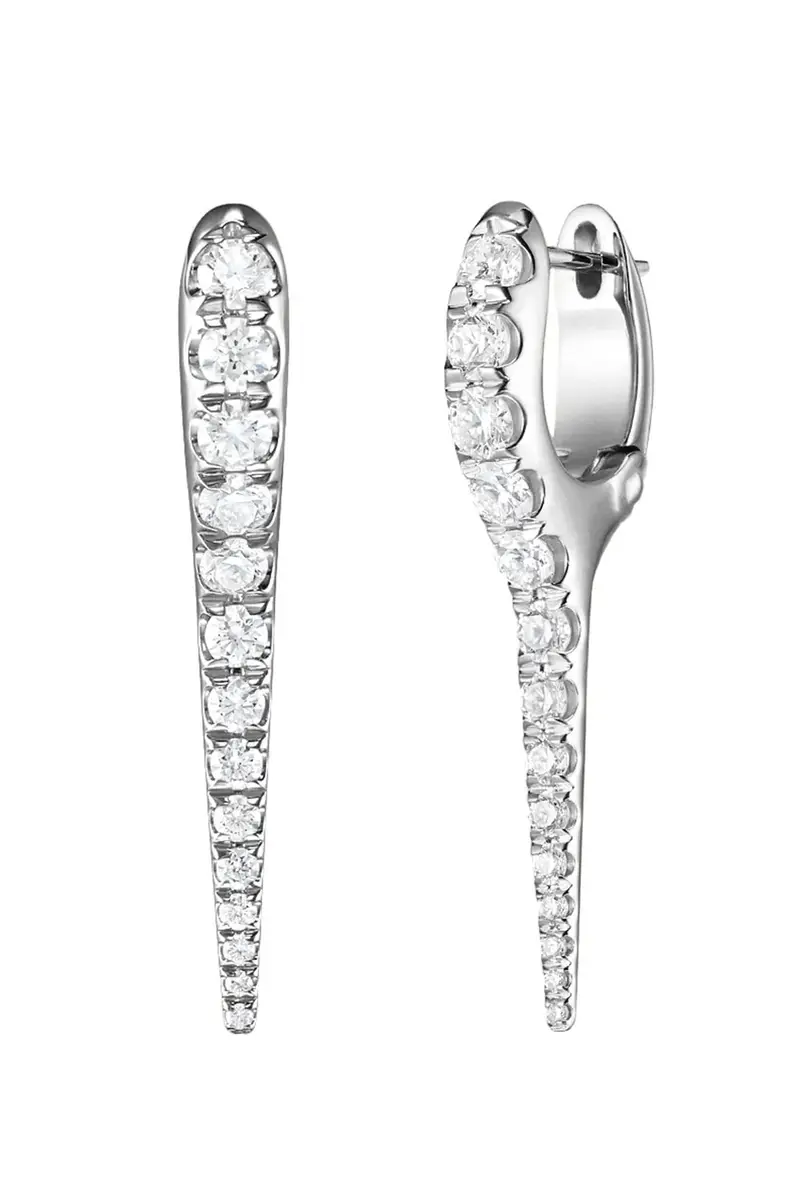Small Diamond Lola Needle Earrings Small Diamond Lola Needle Earrings