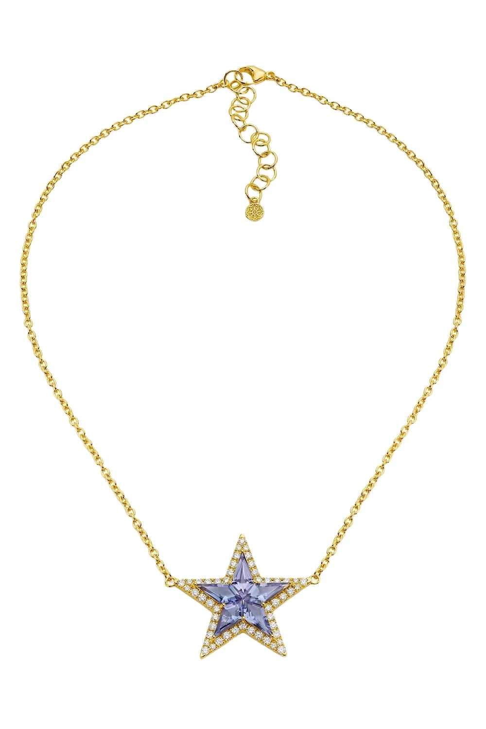 BUDDHA MAMA Tanzanite Kite Star Necklace