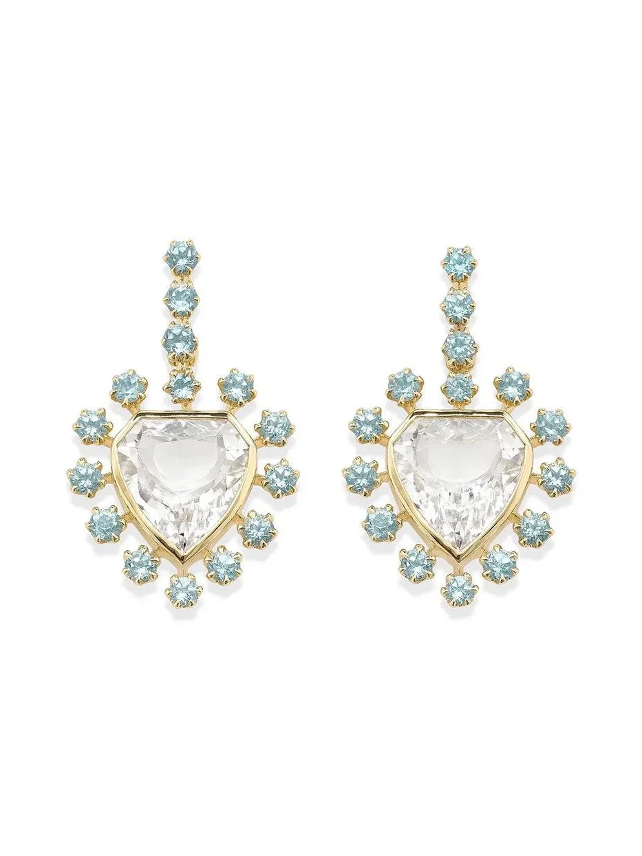 Topaz Mini Day Star Earrings Topaz Mini Day Star Earrings