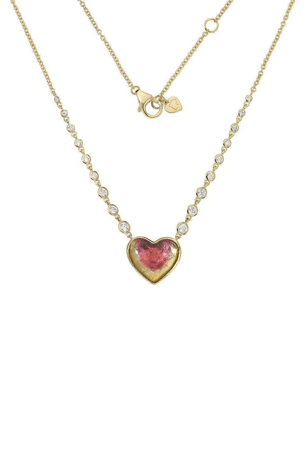 Tourmaline Heart Necklace