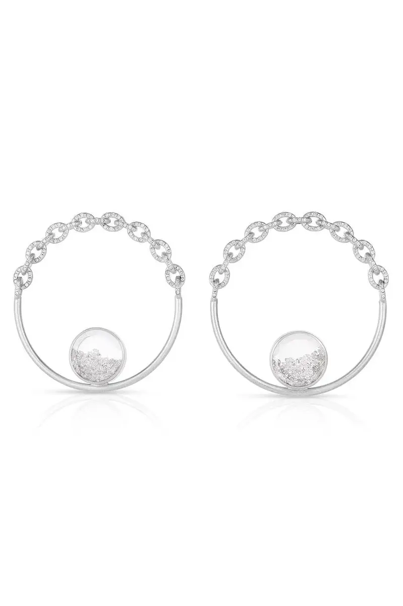 MORITZ GLIK Trupe Pave Earrings | Image 1 MORITZ GLIK Trupe Pave Earrings | Image 1