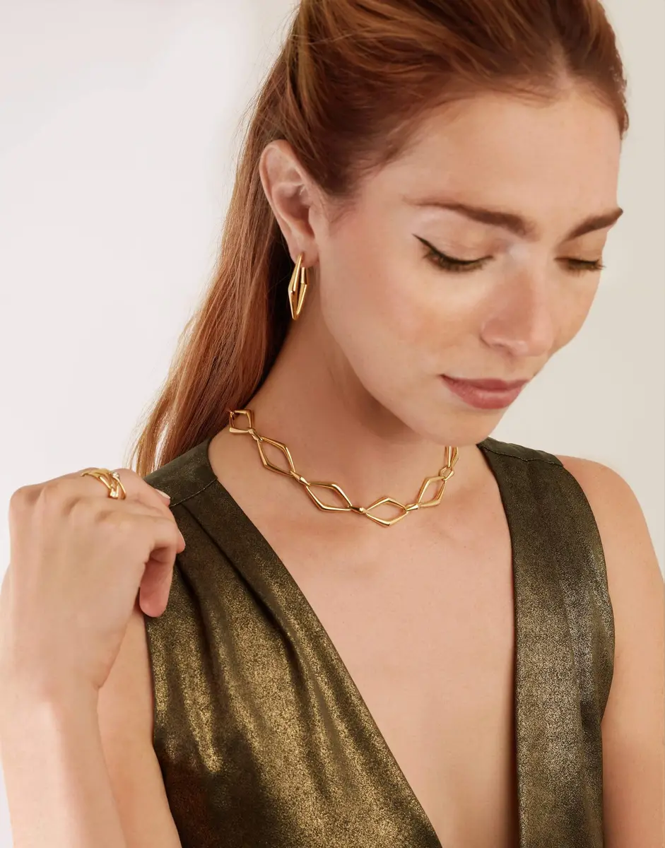PARULINA Uptown Girl Medium Hoops | Thumbnail 2