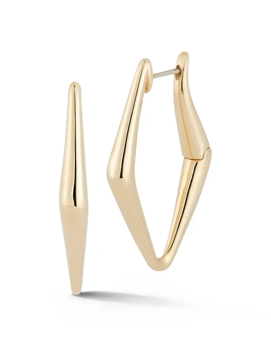 PARULINA Uptown Girl Medium Hoops | Image 1 PARULINA Uptown Girl Medium Hoops | Image 1