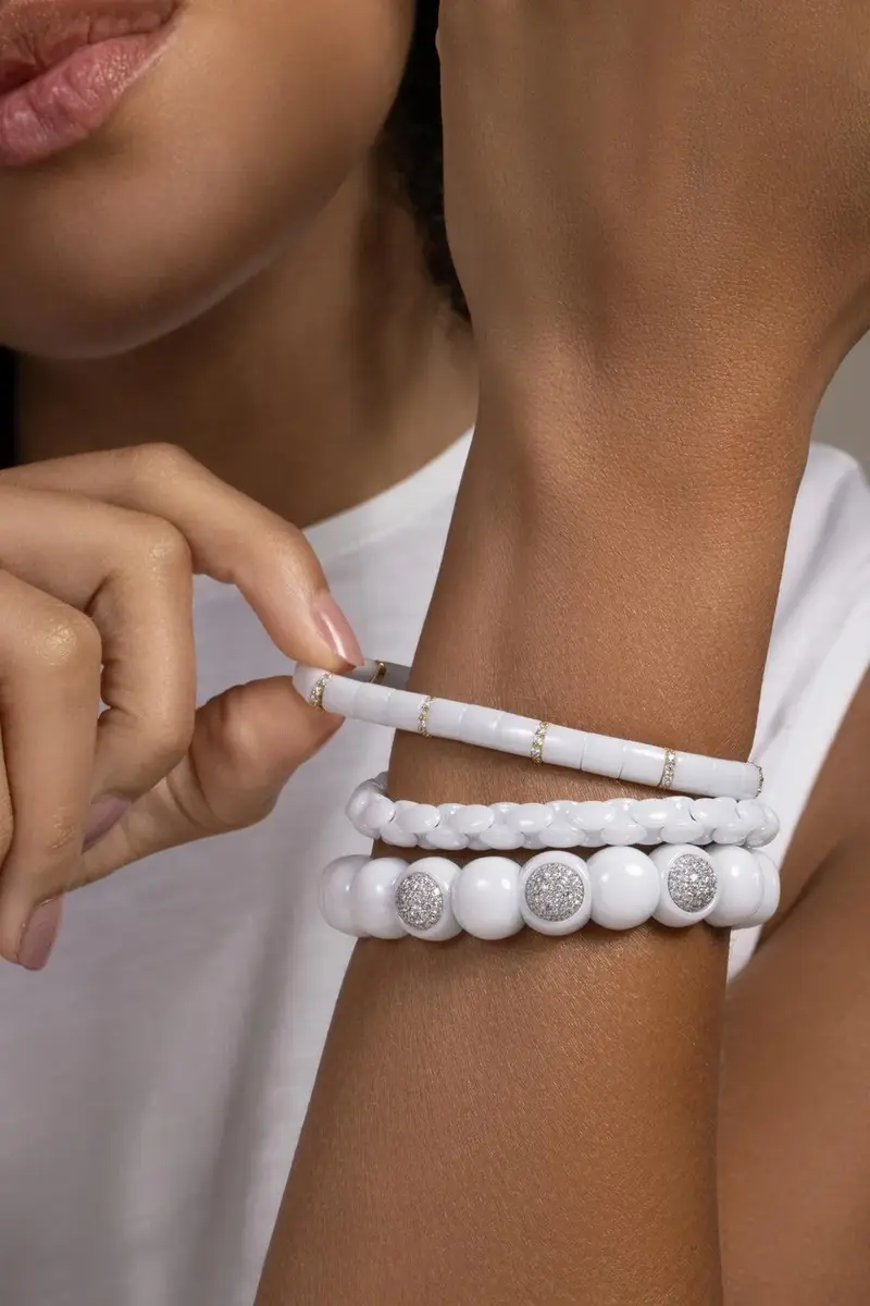 ROBERTO DEMEGLIO White Anaconda Bracelet | Thumbnail 3 ROBERTO DEMEGLIO White Anaconda Bracelet | Thumbnail 3
